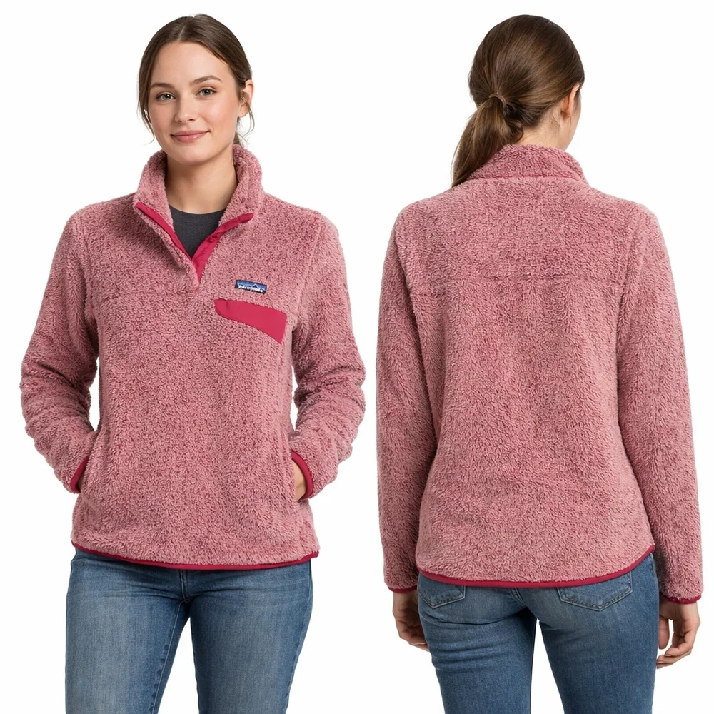 PATAGONIA Re-tool Snap-t Pullover Special Limited Edition Cupcake Pink Magenta S - Picture 10 of 10